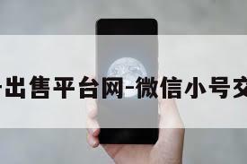 wx小号出售平台网-微信小号交易平台